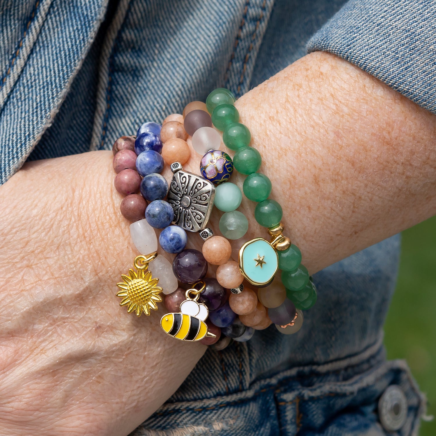 Purple Girl Designs Gemstone Bracelets