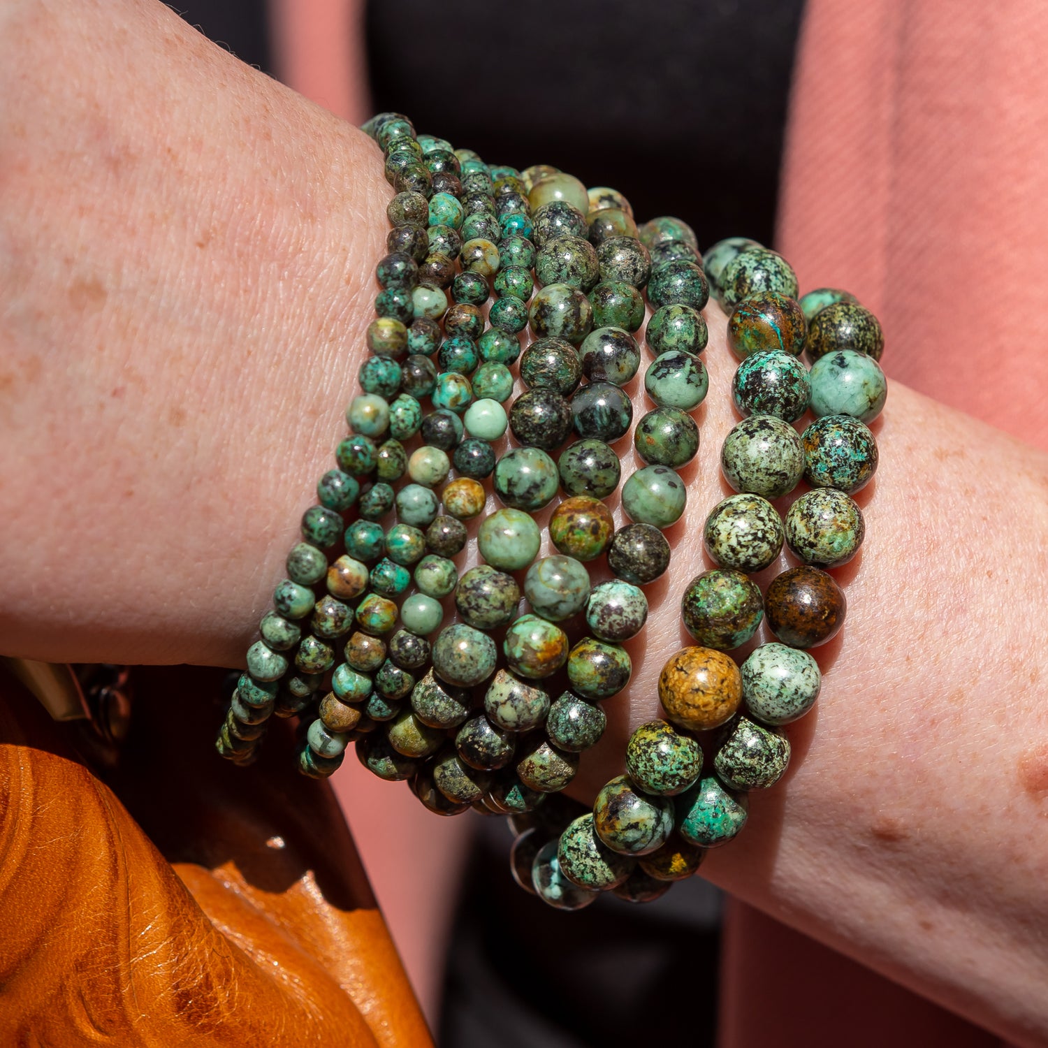 African Turquoise Bracelets