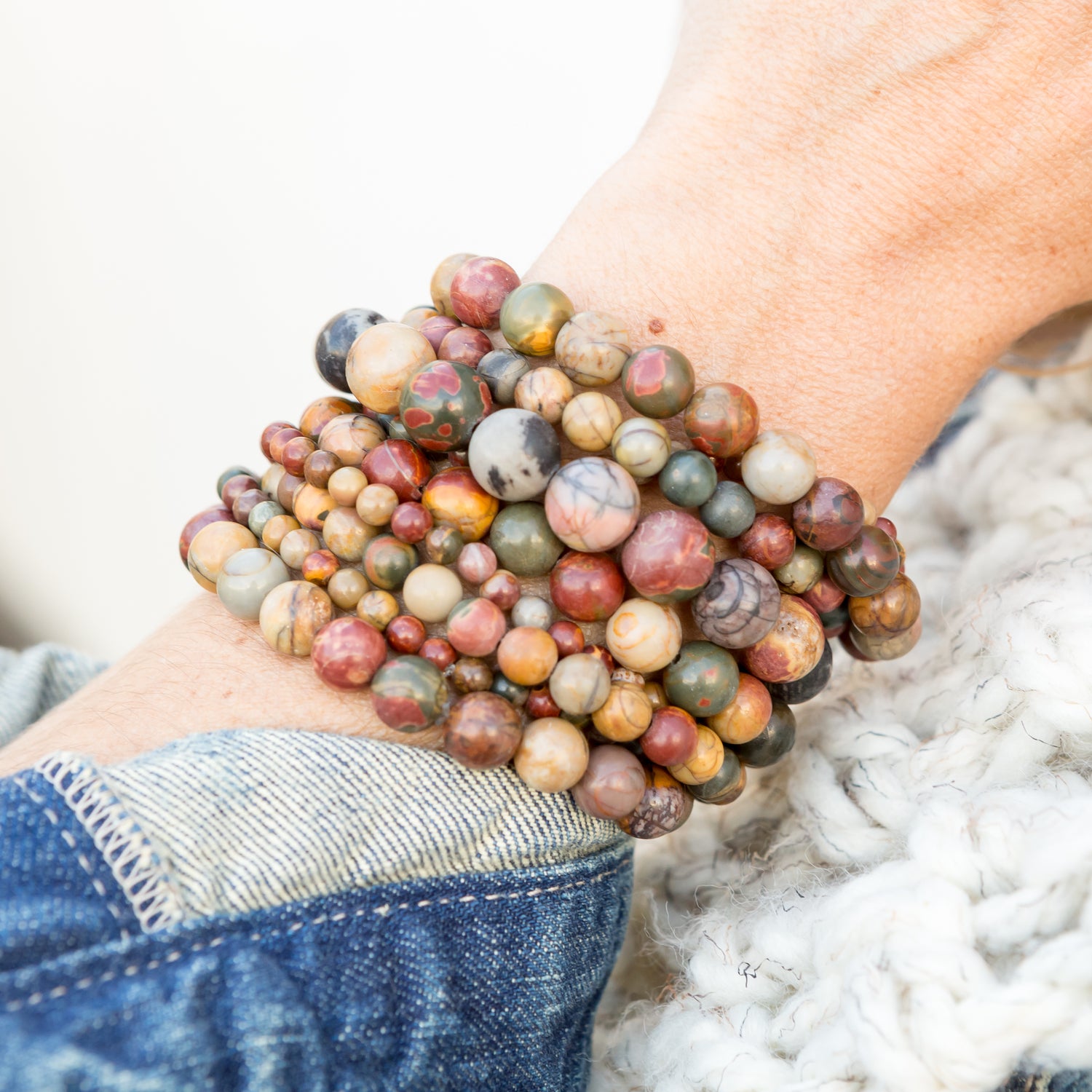 Picasso Jasper Bracelets