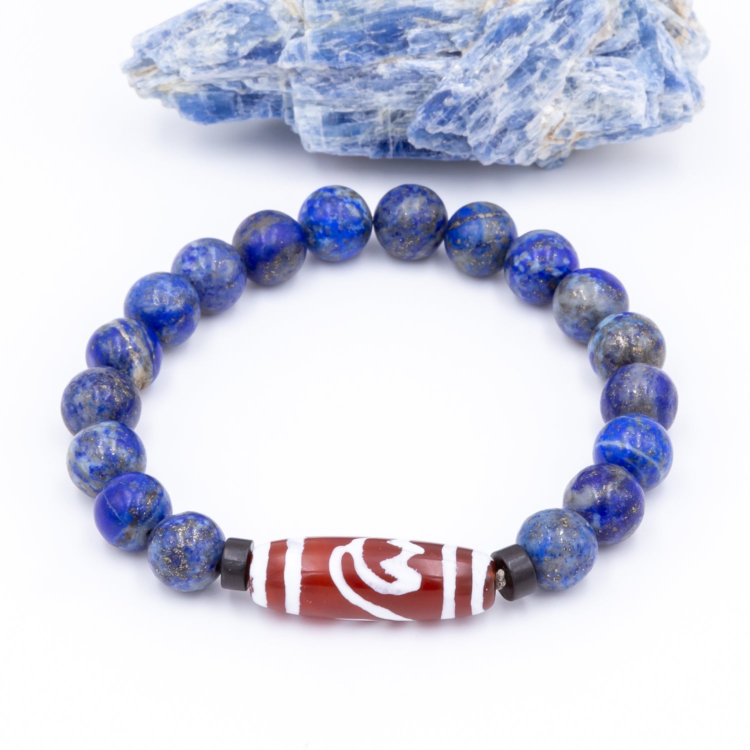 Men's Lapis Lazuli DZI Bracelet
