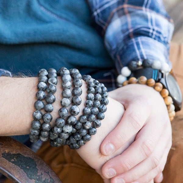 Bracelet Labradorite V&eacute;ritable | Lune Mystique