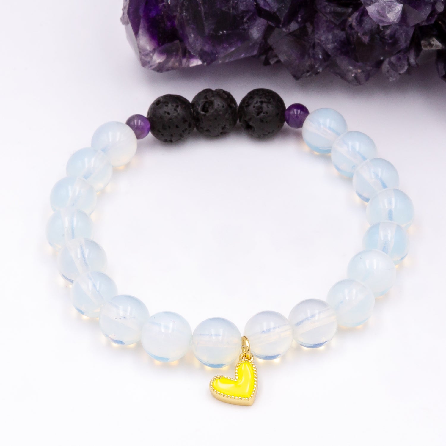 Opalite Lava Love Bracelet