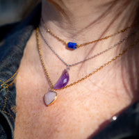 Lapis Lazuli - Ball Chain Necklace