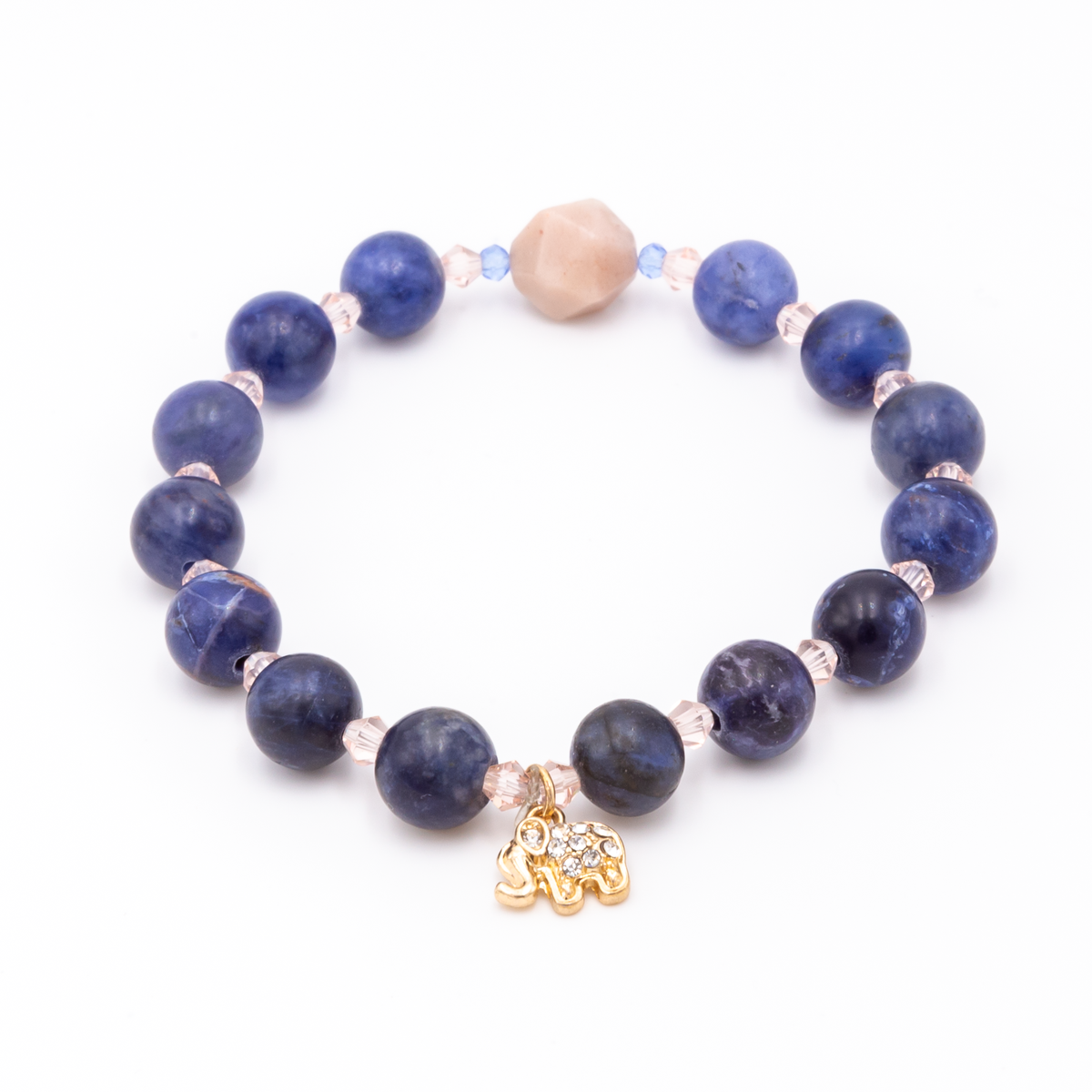 Sodalite - Sunstone Bracelet