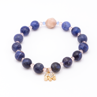 Sodalite - Sunstone Bracelet
