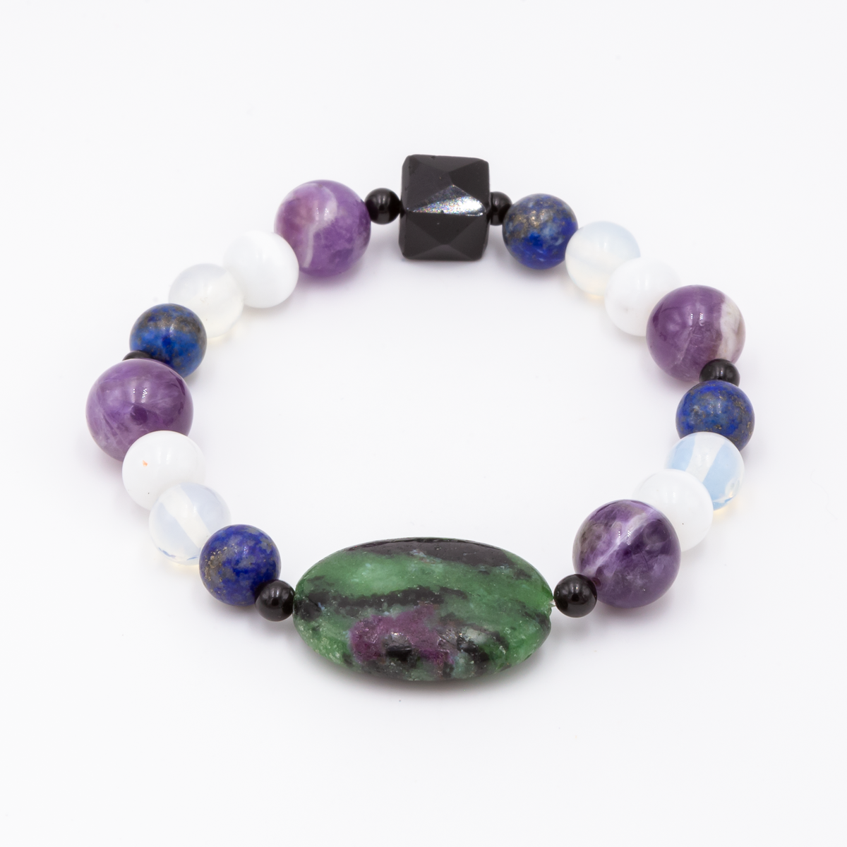 Amethyst - Opalite Bracelet