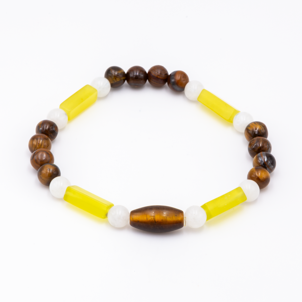 Tiger Eye - Moonstone Bracelet