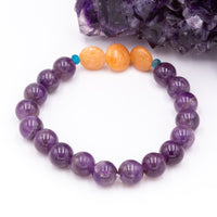 Carnelian Amethyst Bracelet