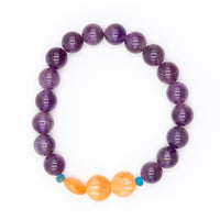 Carnelian Amethyst Bracelet