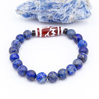 Men's Lapis Lazuli DZI Bracelet