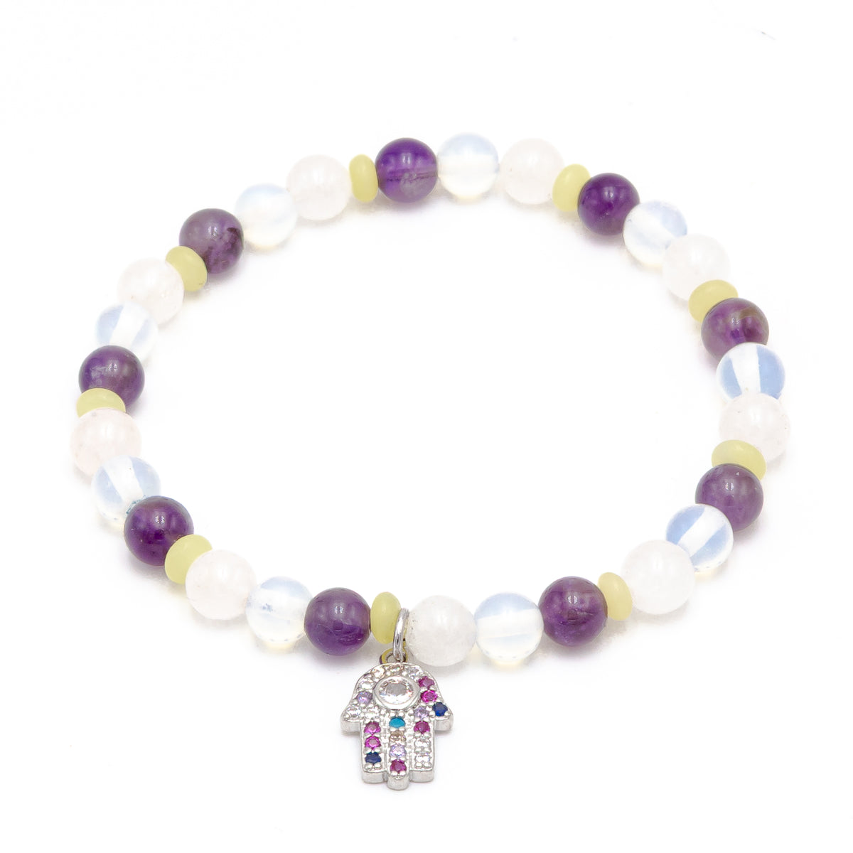 Rose Quartz Opalite Amethyst Bracelet