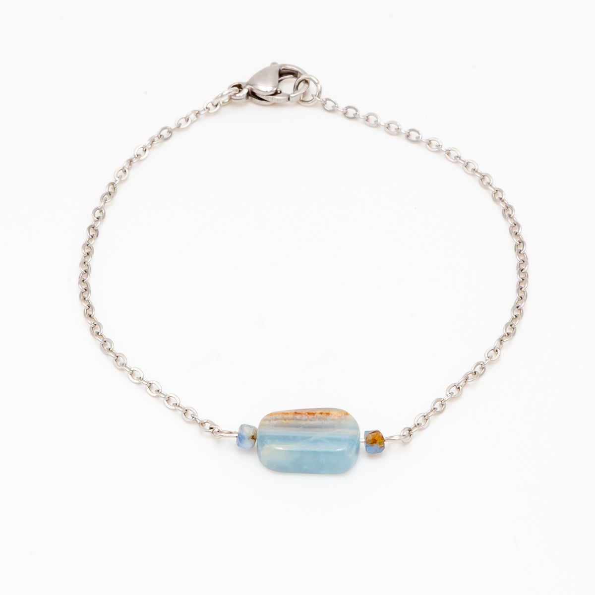 Kyanite Silver Bracelet