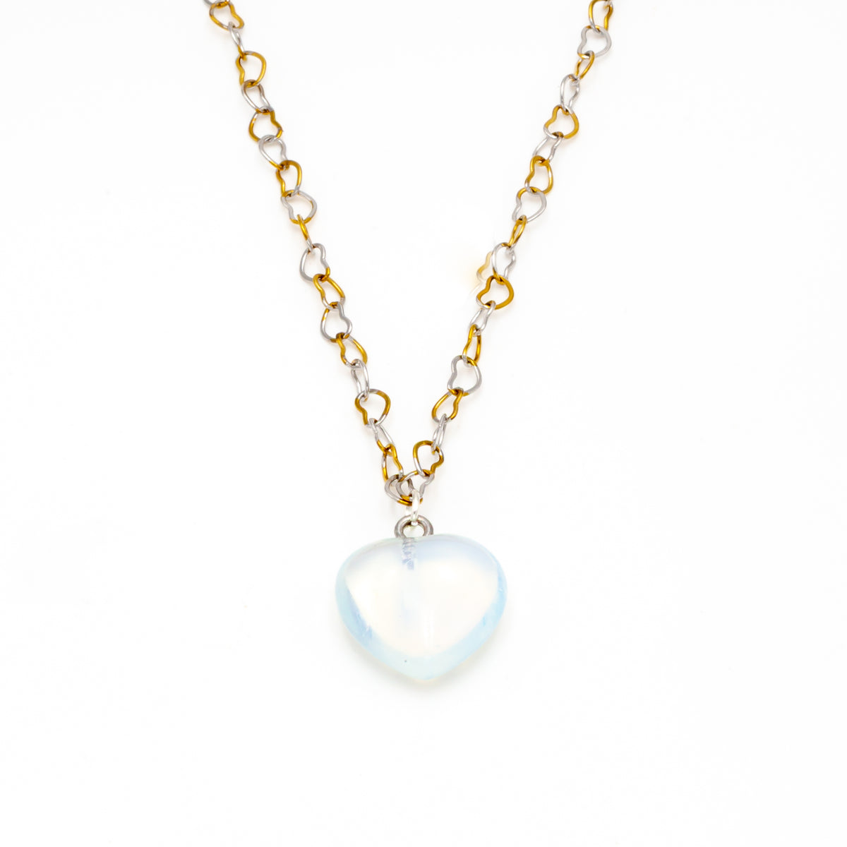 Opalite Heart Necklace