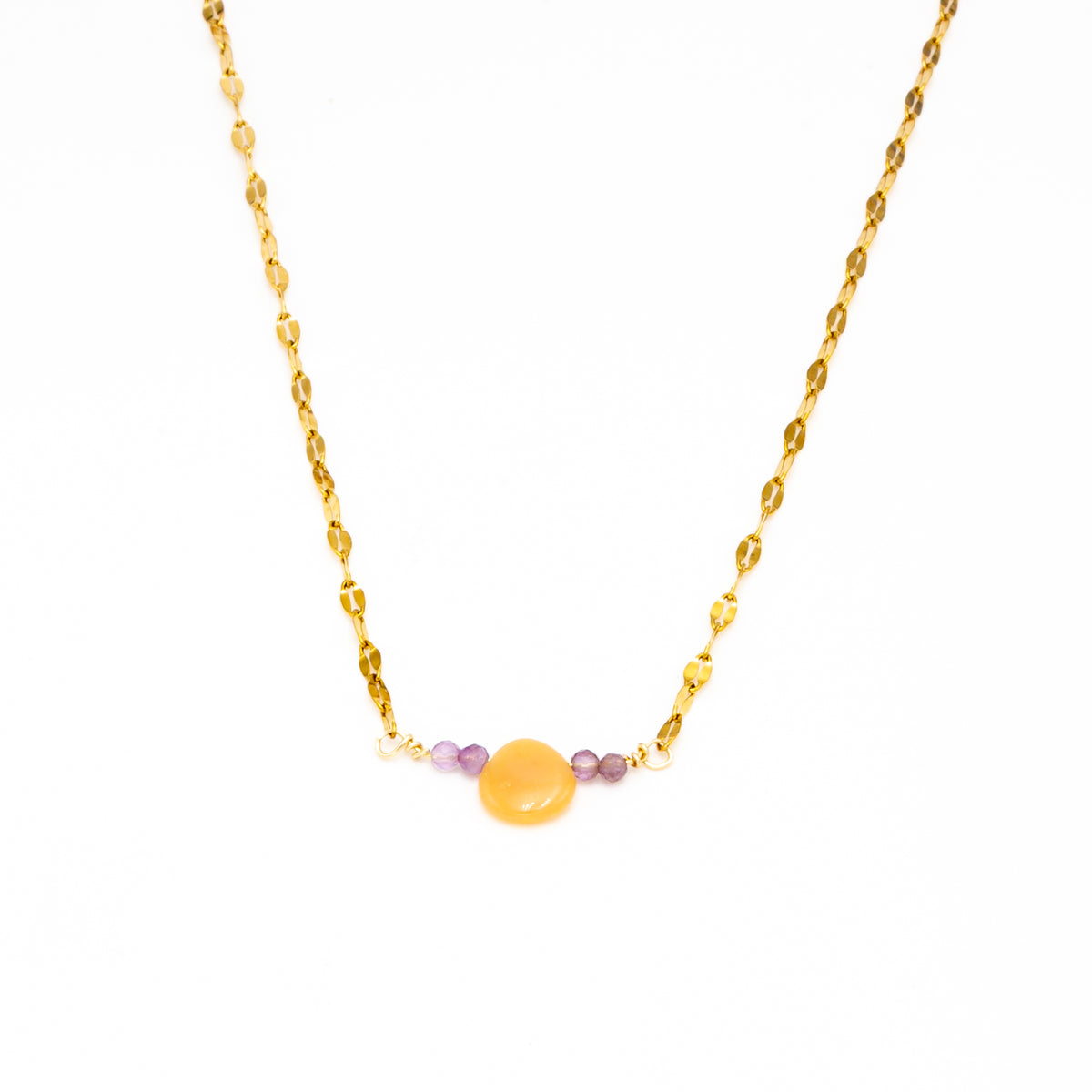 Opal Amethyst Necklace