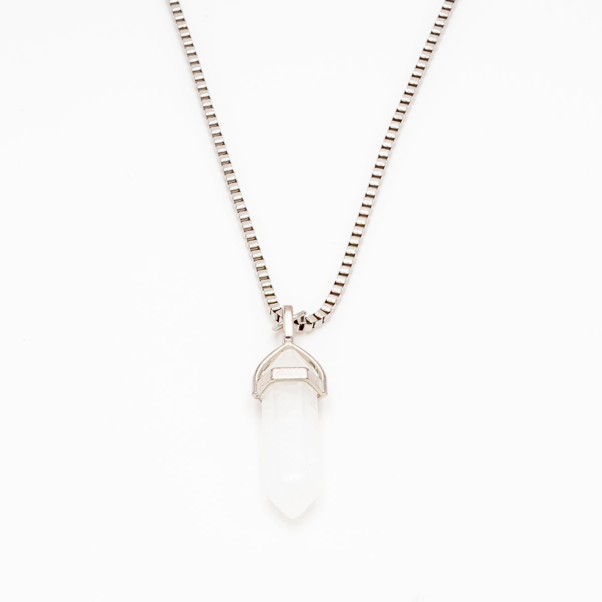Quartz Bullet Necklace