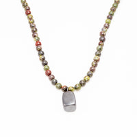 Dragons Blood Hematite Necklace