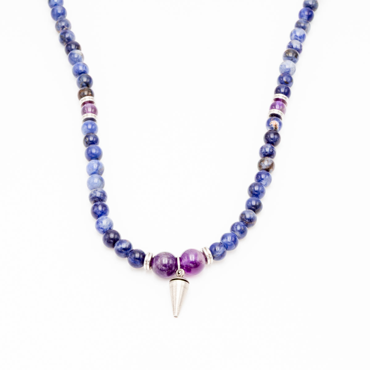 Sodalite Amethyst Necklace