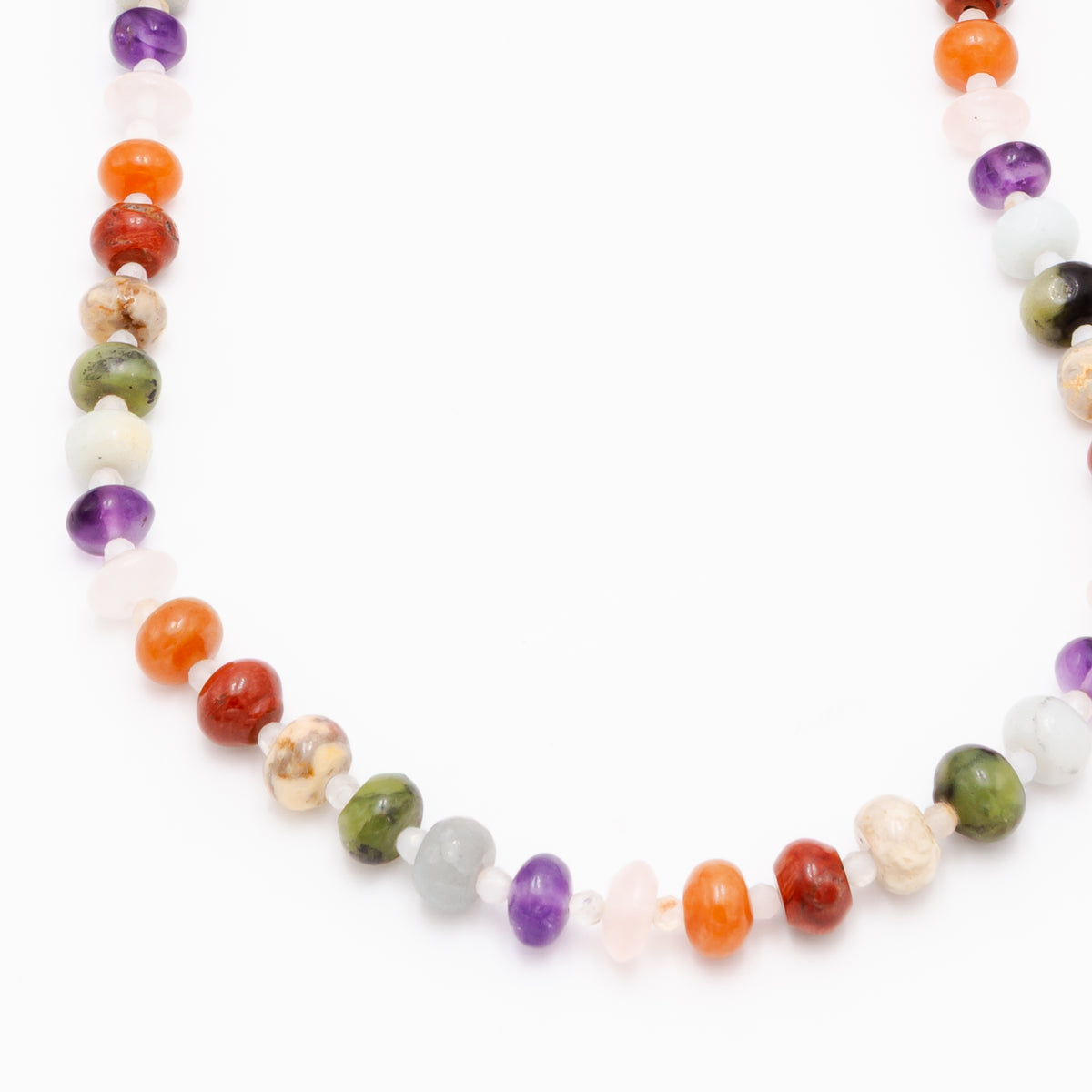 Rainbow Rondelle Necklace