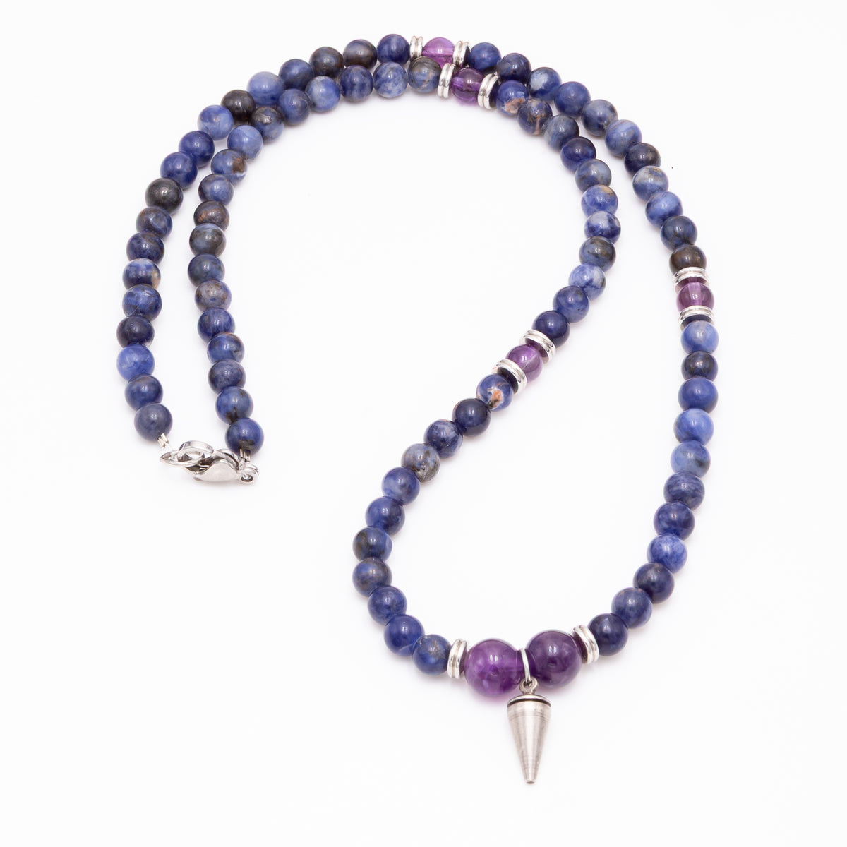 Sodalite Amethyst Necklace