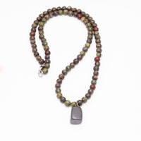 Dragons Blood Hematite Necklace