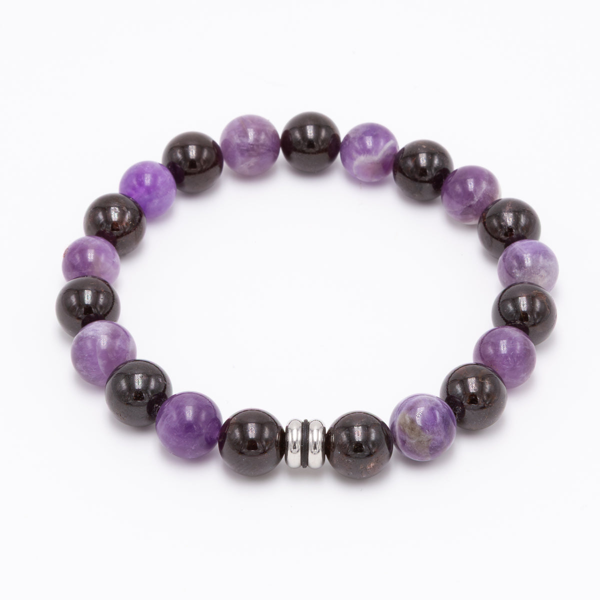 Men's Garnet and Amethyst