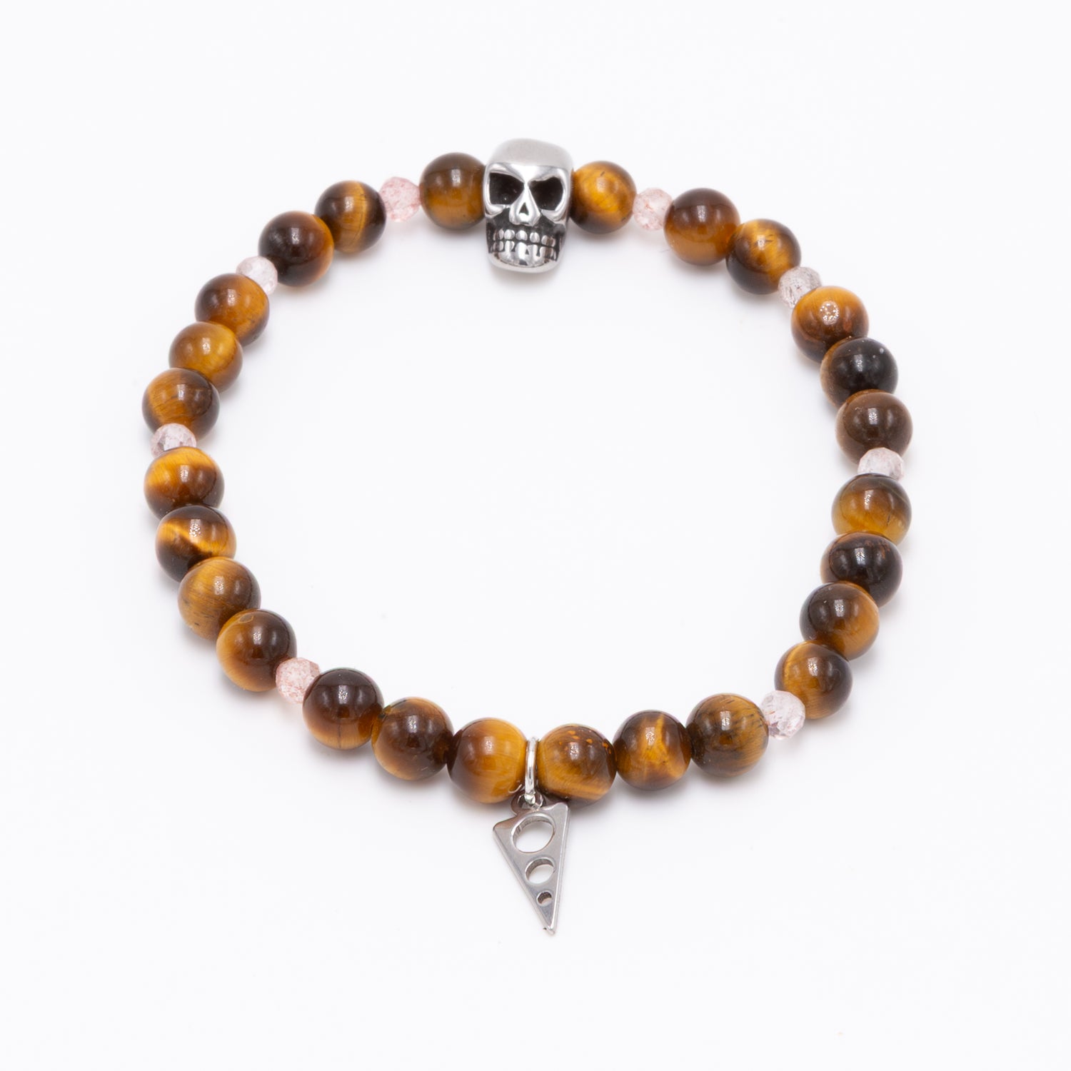 Tiger Eye Skull Bracelet