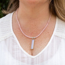 Load image into Gallery viewer, Rose Quartz Opalite Necklace