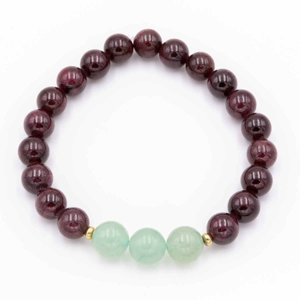 Men's Garnet Aventurine Bracelet